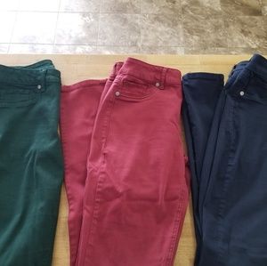 Maurices jeggings 3 pair